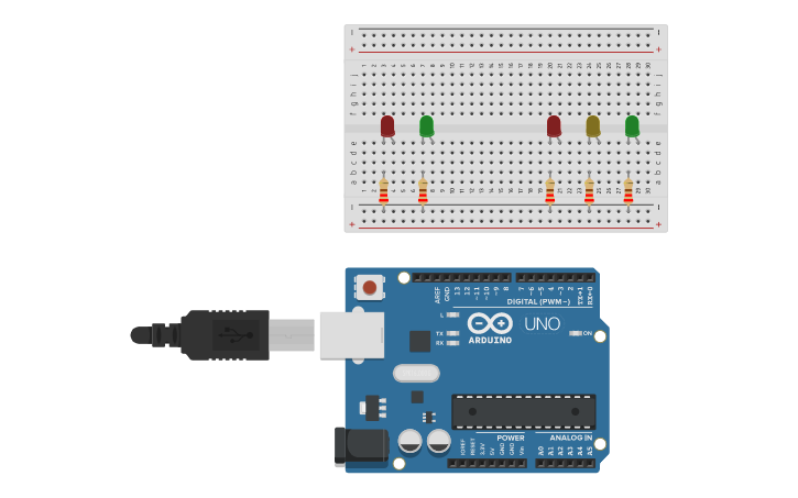Circuit design arduino - Tinkercad