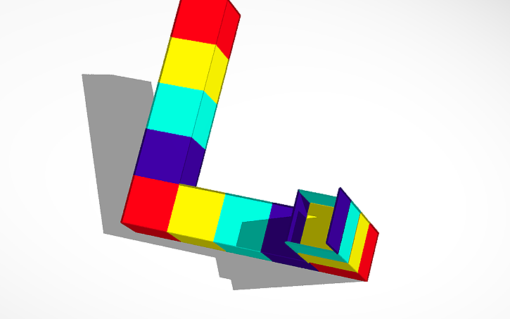 3D design Penrose triangle - Tinkercad