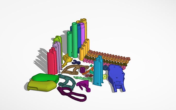 3D design DeSteiner 1887 model Assembly - Tinkercad
