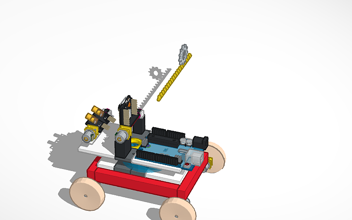 3D design ROBO - Tinkercad