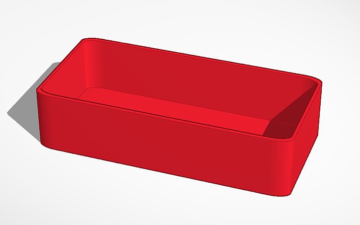3D design Rounded Box - Tinkercad