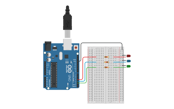 circuit-design-traffic-light-tinkercad