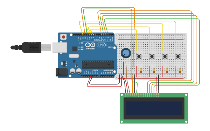 tinkercad display 16x2