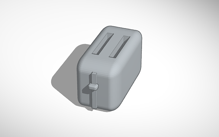 3D design toaster - Tinkercad