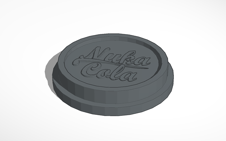 Nuka-Cola Quantum cap | Tinkercad