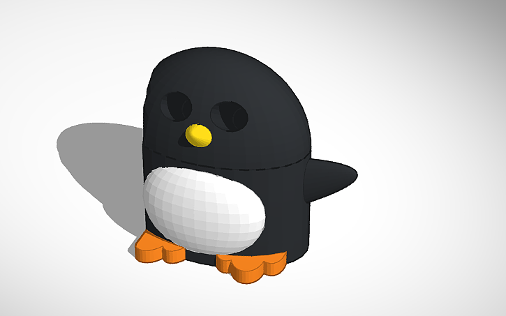 3D design PENGUIN - Tinkercad