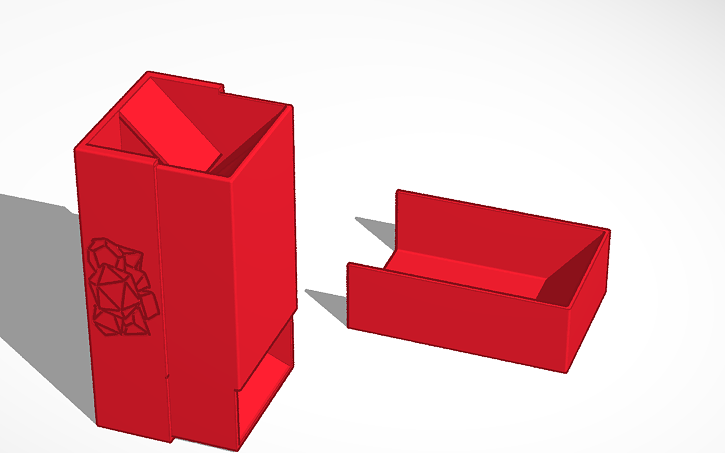 3D design Dice Tower - Tinkercad