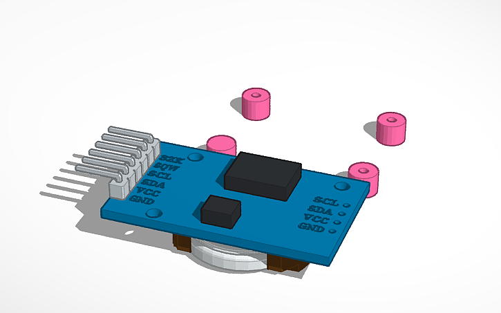 3D design DS3231SN RTC Module - Tinkercad
