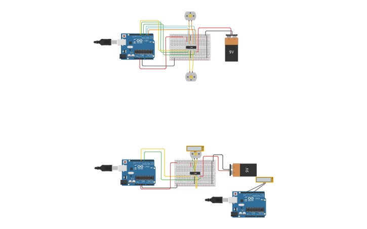 Circuit design lab3 interface - Tinkercad