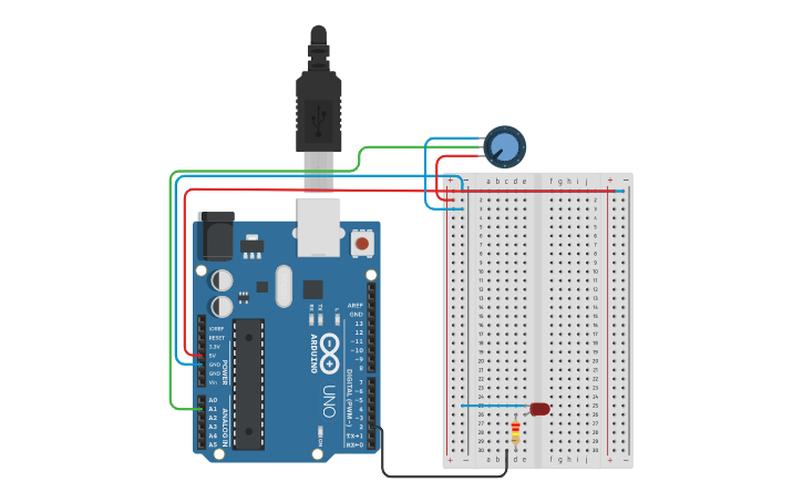 Circuit design Pointometer | Tinkercad