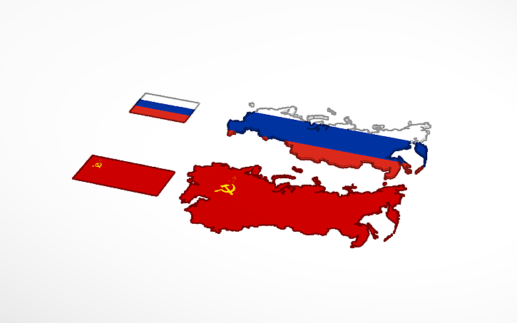 3D design Russia & The Soviet Union - Tinkercad