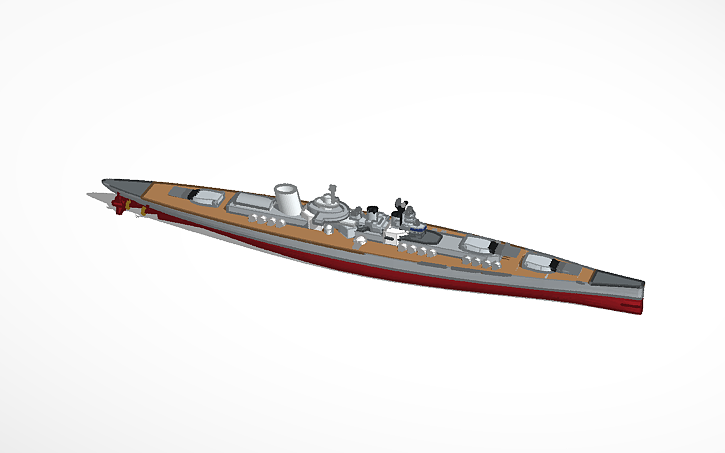 3D design Pre dreadnought Battleship E SERIES - Tinkercad