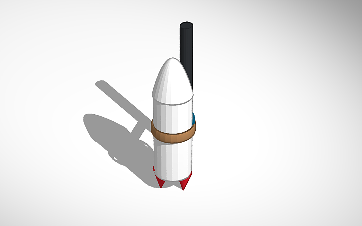 3D design racheta | Tinkercad