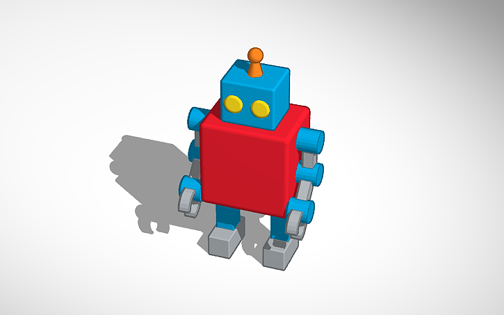 3D design Robot - Tinkercad