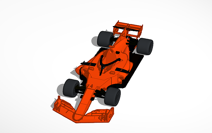 3D design F1 CAR - Tinkercad