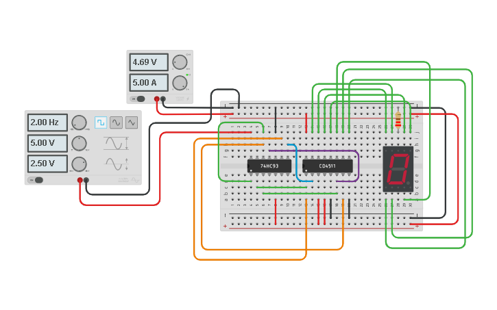 Circuit Design Contador De Decimal Tinkercad