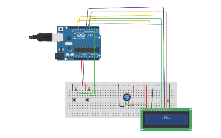 Circuit design RELOJ - Tinkercad