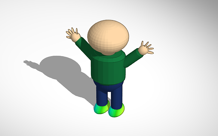 3D design Ludzik - Tinkercad