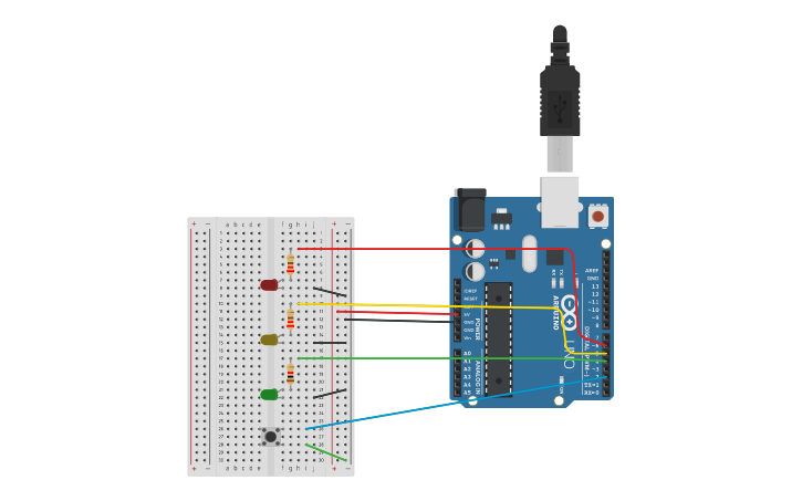 Circuit design TRAFFIC SFRs | Tinkercad