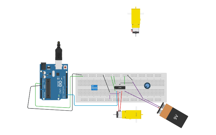 Circuit design SOFTWARE ARDUINO TEST | Tinkercad