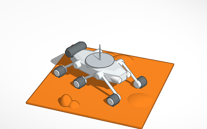 3D design MARS EXPLORATION ROVER - Tinkercad