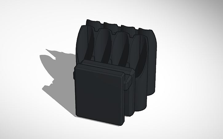 3d Design Nerf Bullet Holder Tinkercad