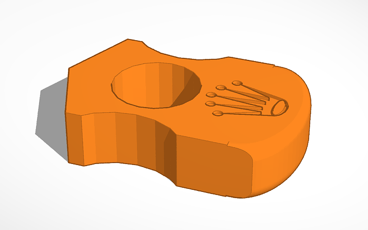 3D design Knuckle duster - Tinkercad