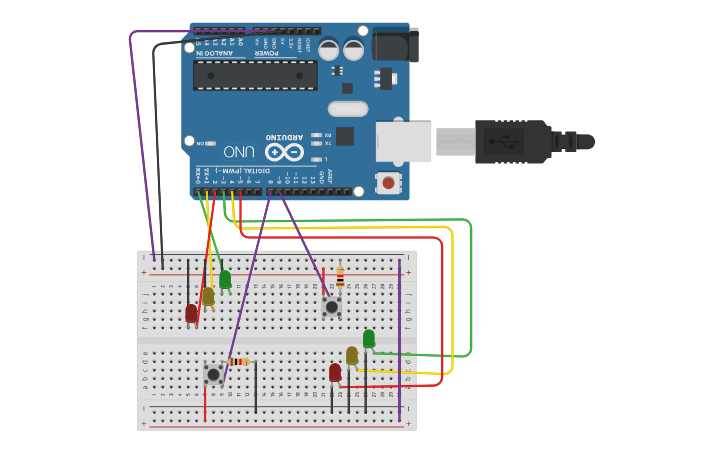 Circuit design Copy of Curce 4 - Tinkercad