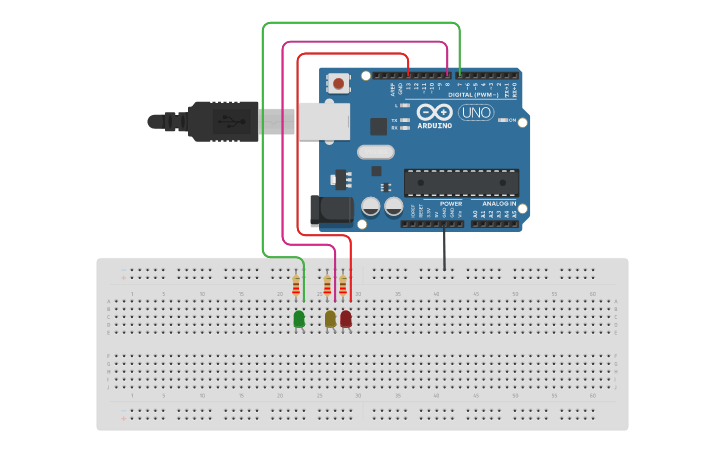 Circuit Design Arduino - Tinkercad