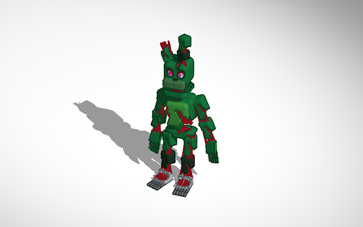 3D design springtrap - Tinkercad