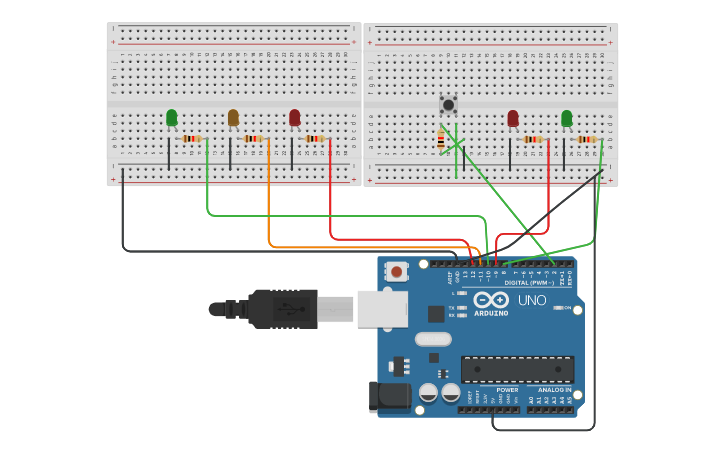 Circuit design Arduino Projet - Tinkercad