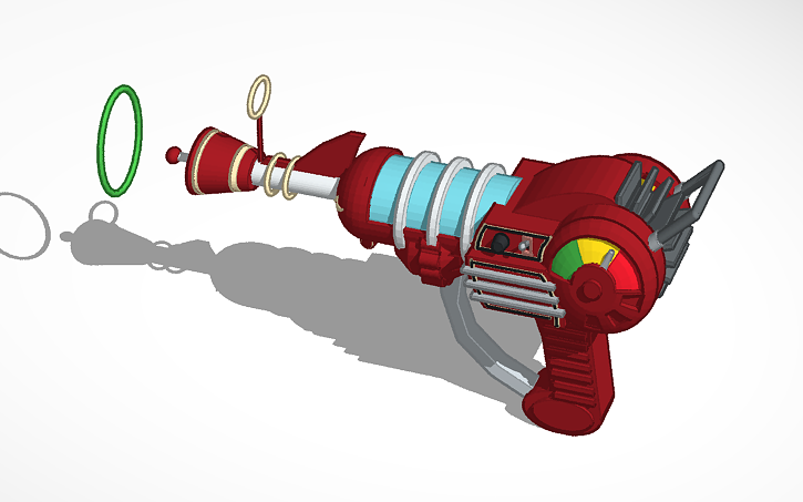 3D design ray gun | Tinkercad