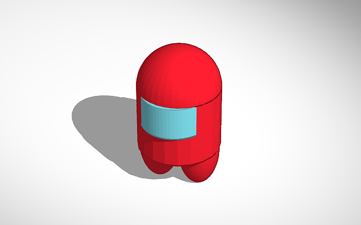 3D design AMONG US | Tinkercad