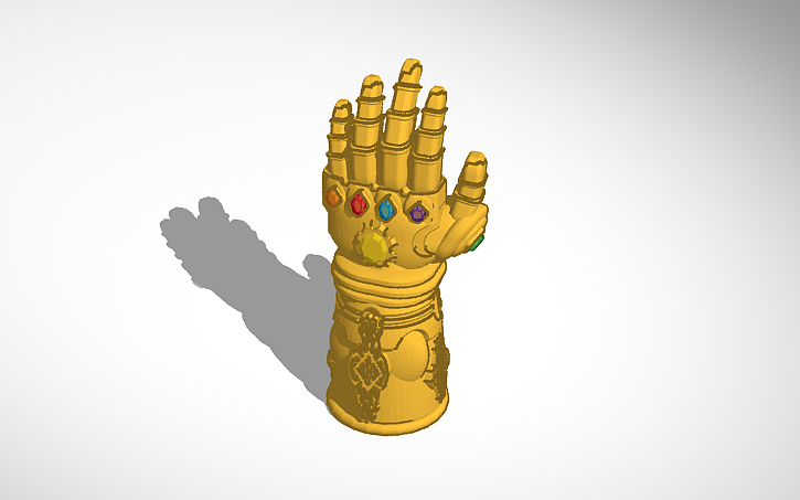 An Attempt At An Infinity Gauntlet Tinkercad