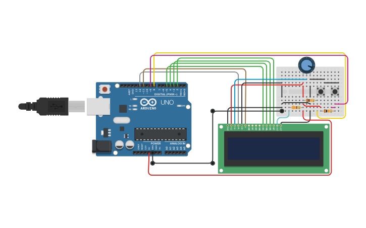 Circuit design TIME - Tinkercad