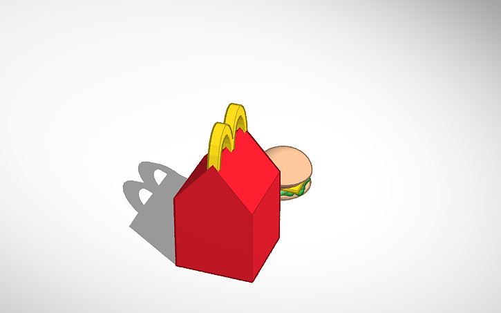 3D design Happy meal | Tinkercad