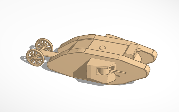 Mark I Tank World War I Tinkercad