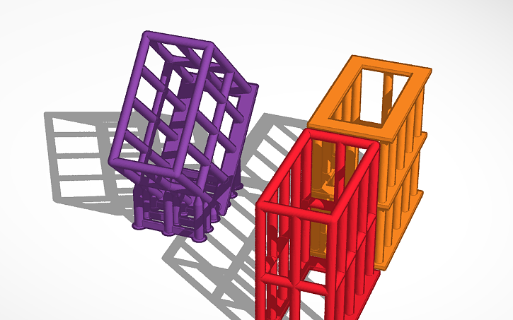 Caging Designcad 3D design Printable cage - Tinkercad