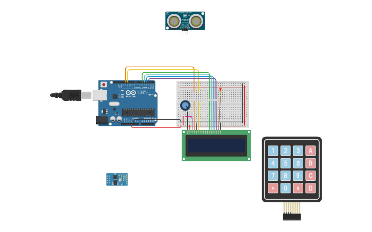 Circuit design IOT SMART - Tinkercad