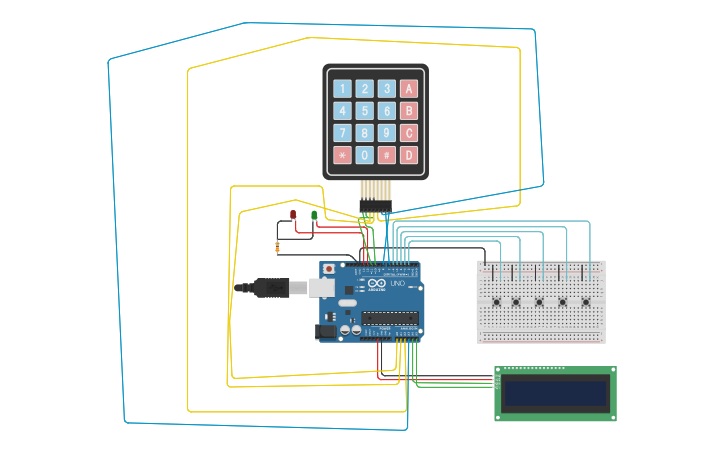 Evm Box Sample Circuit design BOX(EVM) - Tinkercad