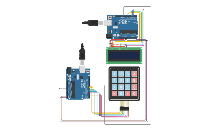 Circuit design Keypad | Tinkercad
