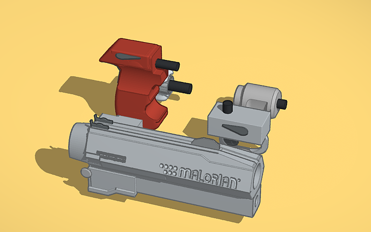 3D design Johnnys pistol (buildable) - Tinkercad