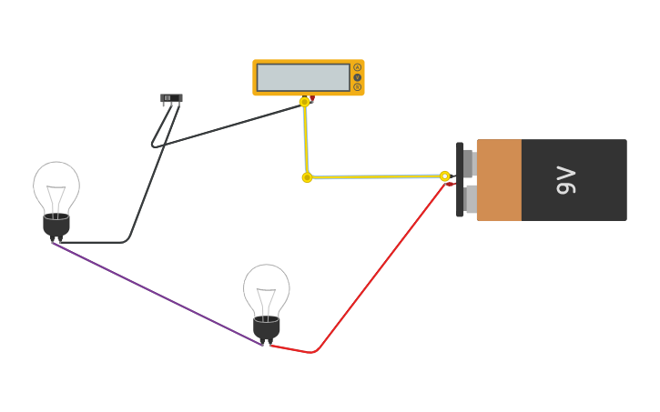 Circuit design Hailee Hartmans ammeter | Tinkercad