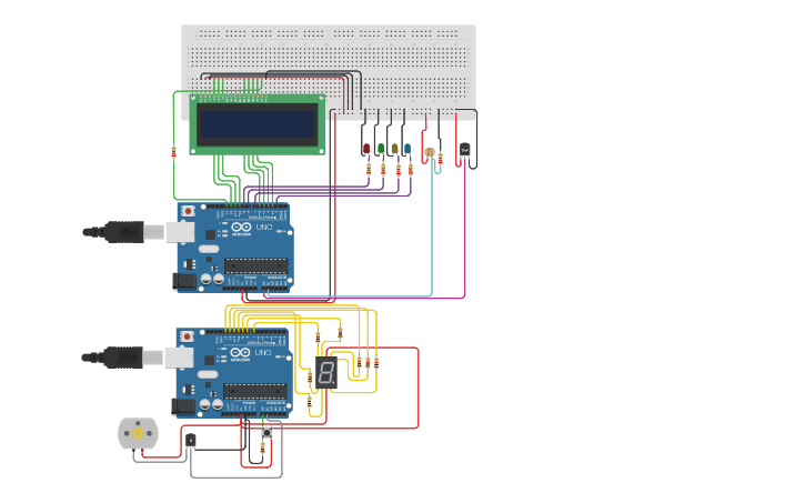 Circuit design ARDUINO PROJECT 1 - FINAL - Tinkercad