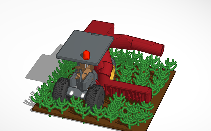 3D design Комбайн - Tinkercad