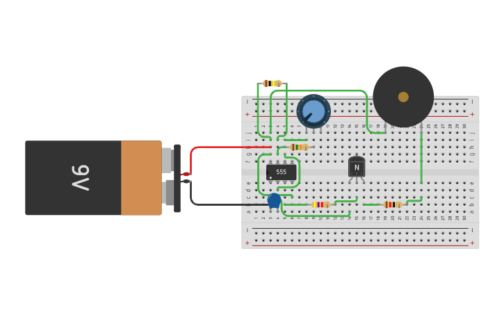 Circuit Design Sound Generator - Tinkercad