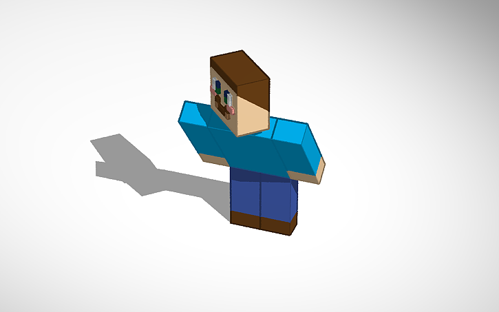 3D design Minecraft Character - Tinkercad