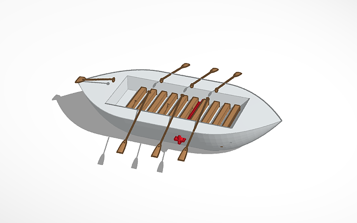 3D design Britannic lifeboat - Tinkercad