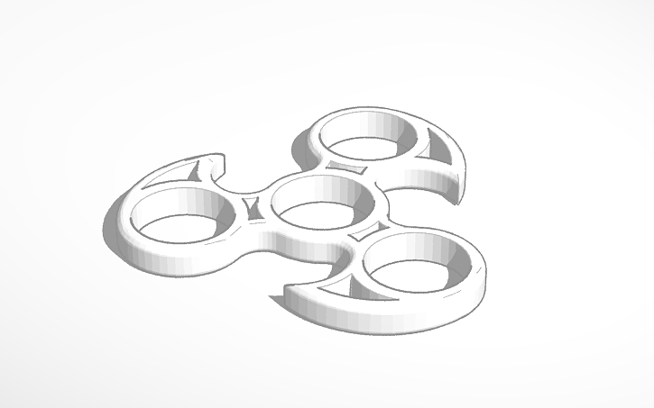 3D design Fidget Spinner  Tinkercad