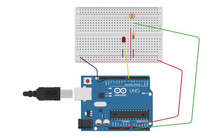 Circuit design Arduino Stimulator | Tinkercad